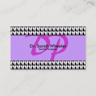 Dental Surgeon Business Card - Monogram