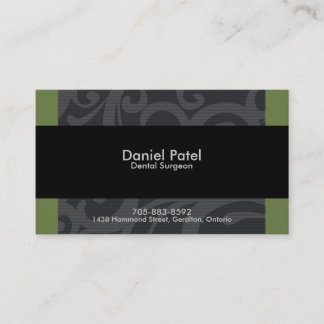 Dental Surgeon Business Card - Professional