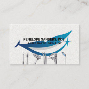 Dental Tools Logo   Smile Graphics Business Card