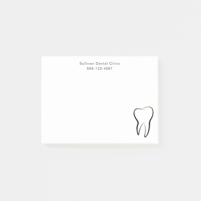 Dental Tooth Dentistry Clinic Medical Graphic  Post-it Notes (Front)