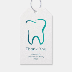 Dental Tooth Dentistry Medical Image Graduation Gift Tags