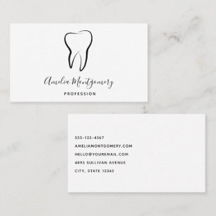 Dental Tooth Medical Graphic Dentistry Business Card