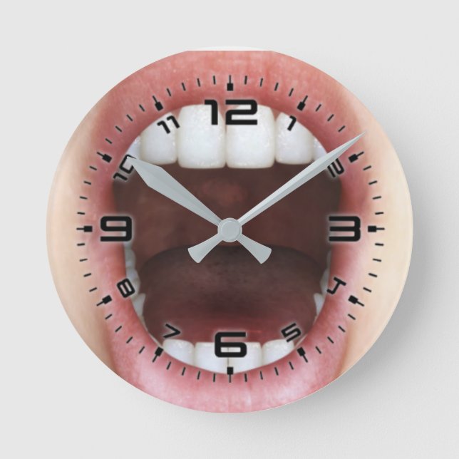 Dentist Acrylic Wall Clock (Front)