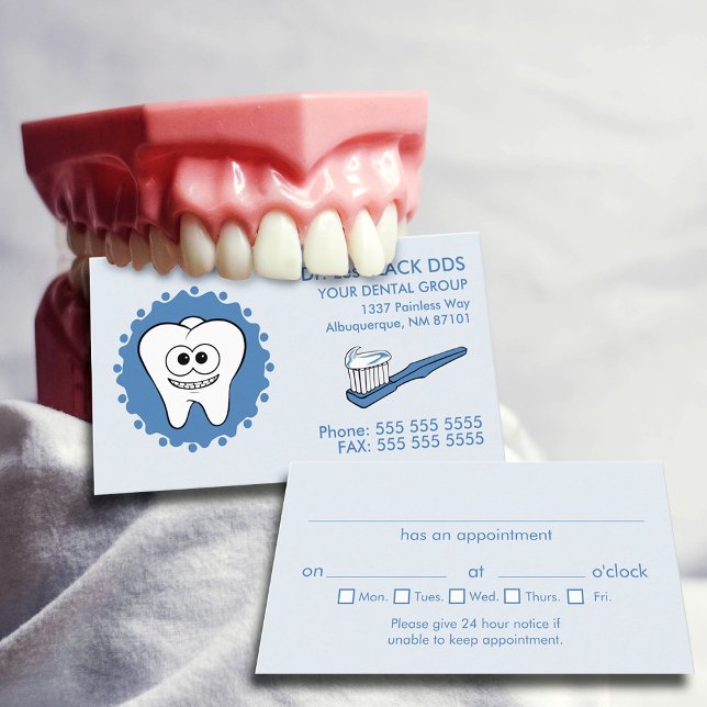Dentist Appointment Business Cards (Creator Uploaded)