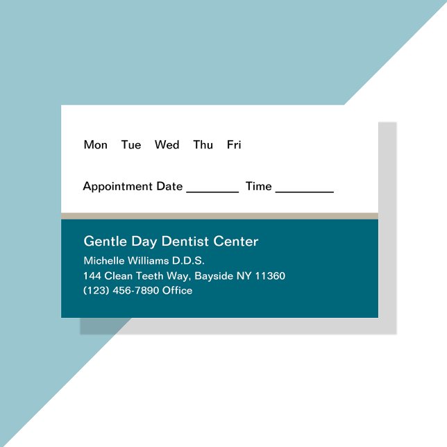 Dentist Appointment Business Cards Combo (Creator Uploaded)