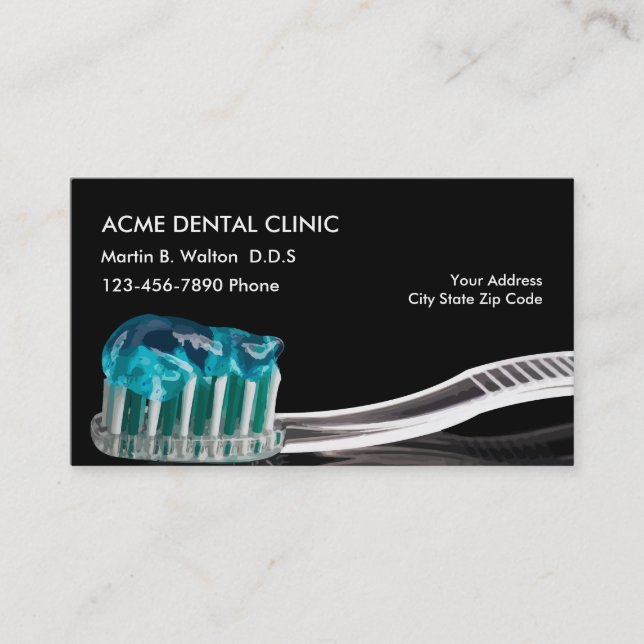 Dentist Appointment Cards (Front)