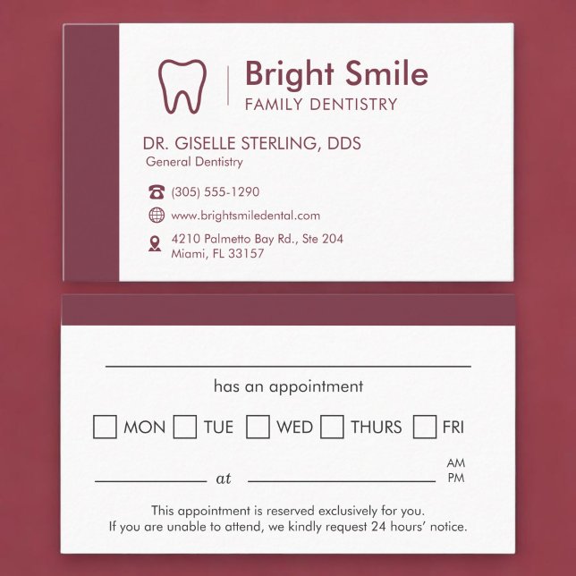 Dentist Appointment Reminder   Card (Creator Uploaded)