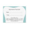 Dentist appointment reminder cards | dental office