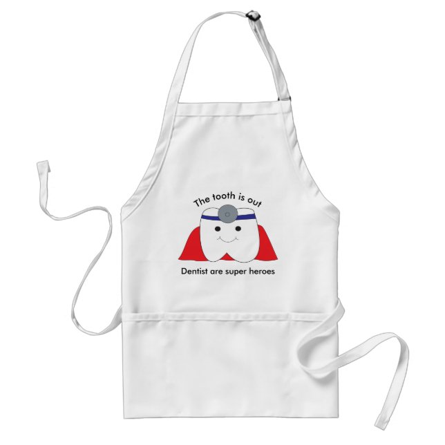 Dentist Are Super Heroes Customise Standard Apron (Front)
