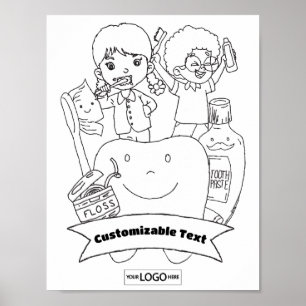 Dentist Art Dentist Gallery Art Colouring Art Work Poster