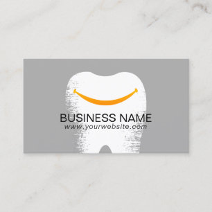 Dentist Big Smile Professional Dental Care Business Card