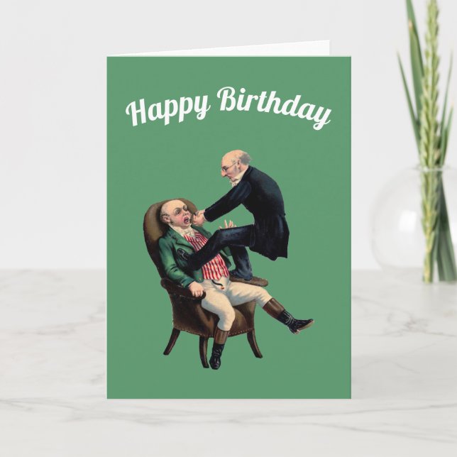 Dentist Birthday Card (Front)