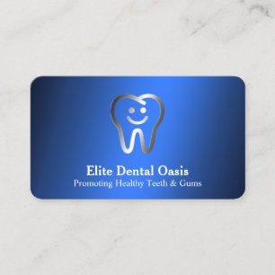 Dentist Blue Business Card