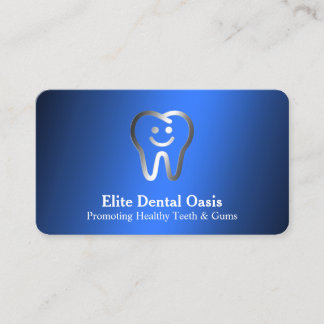 Dentist Blue Business Card
