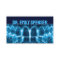 Dentist Blue Glowing Teeth Business Card