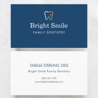 Dentist Blue Tooth Icon Branding