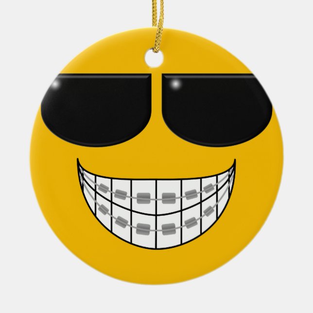 Dentist Braces are Cool Ornament (Front)