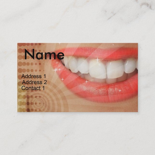DENTIST BUSINESS CARD (Front)