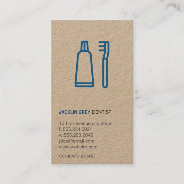 Dentist Business Card (Front)