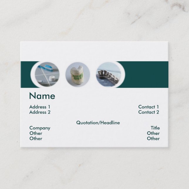 Dentist Business Card (Front)