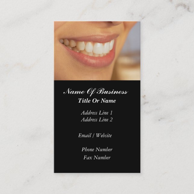 Dentist Business Card (Front)
