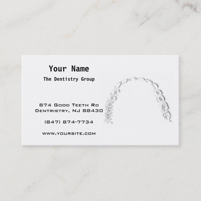 Dentist Business Card (Front)
