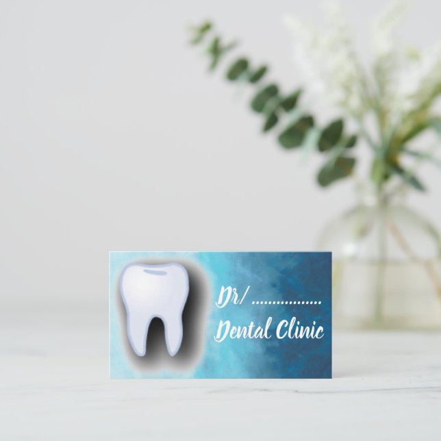Dentist business card (Standing Front)