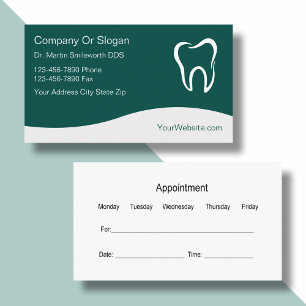 Dentist Business Cards