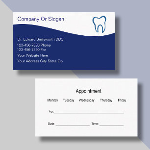 Dentist Business Cards