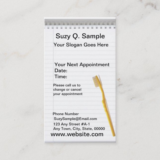 Dentist Card (Front)