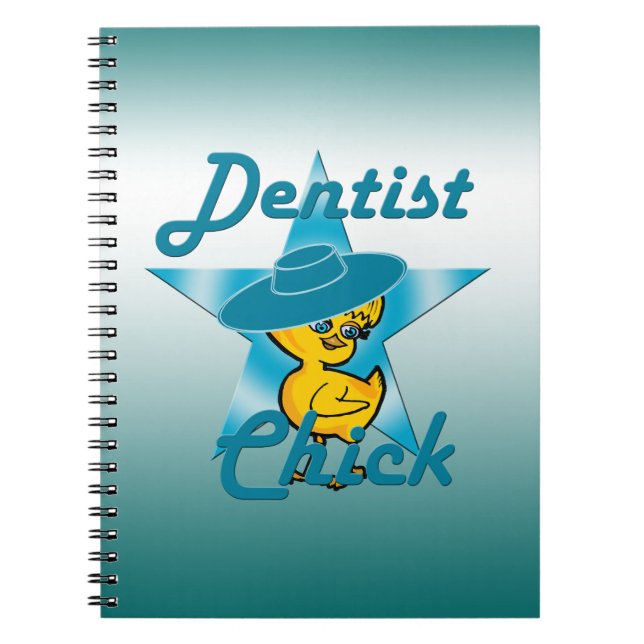 Dentist Chick #7 Spiral Notebook (Front)