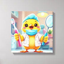 Dentist Chick Canvas