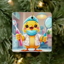 Dentist Chick Ornament