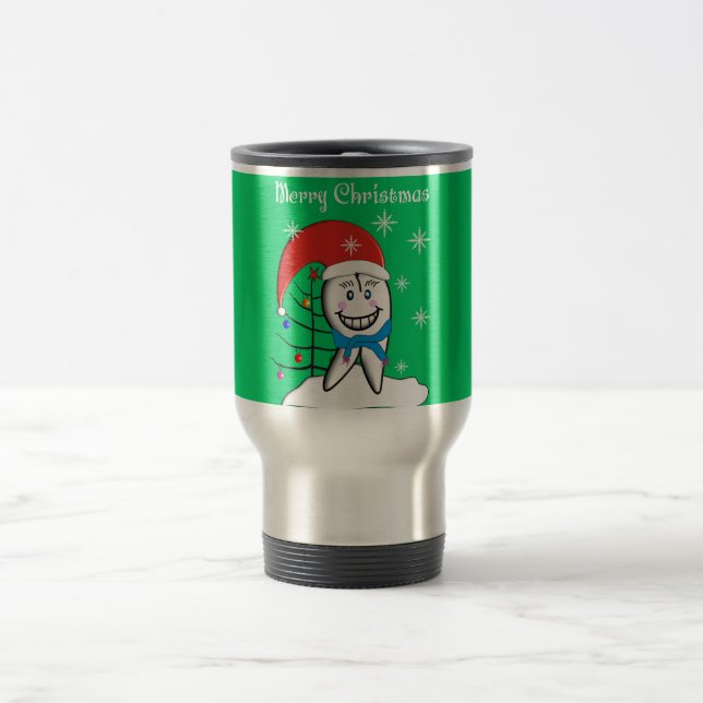 Dentist Christmas Cards and Gifts Travel Mug (Center)