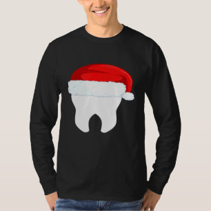 Dentist Christmas funny tooth Dental gift with San T-Shirt
