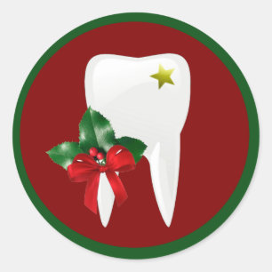 Dentist Christmas Sticker
