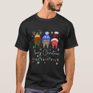 Dentist Christmas tooth Dental Red Plaid Reindee T-Shirt