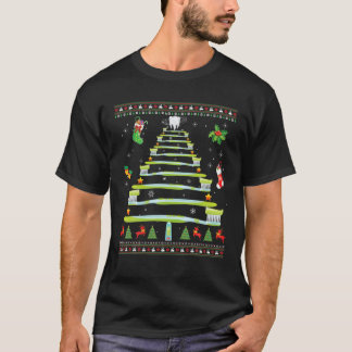 Dentist Christmas Tree Toothbrush Oh Dentistree De T-Shirt