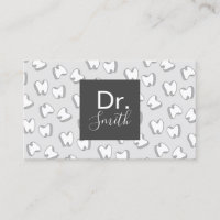 Dentist Cute 3D Tooth Pattern Dental Care