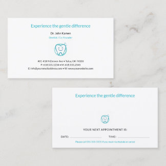 Dentist | Dental Appointment Card