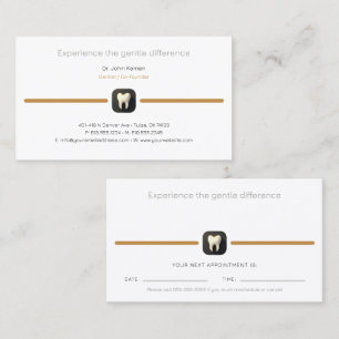 Dentist   Dental Appointment Card