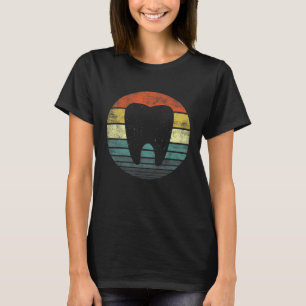 Dentist Dental Assistant Hygienist Retro Molar Too T-Shirt
