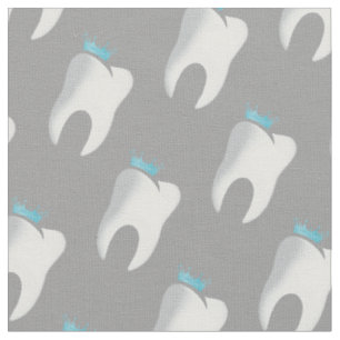 Dentist Dental Clinic teeth Whitening pattern Fabric