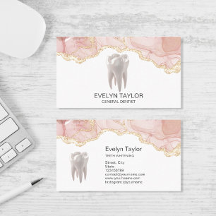 Dentist Dental Clinic teeth Whitening Smile Busine Business Card