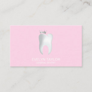 Dentist Dental Clinic teeth Whitening Smile Crown Business Card