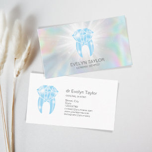 Dentist Dental Clinic teeth Whitening Smile Crown Business Card