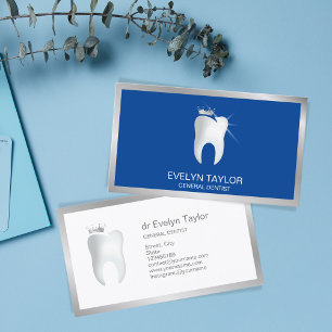 Dentist Dental Clinic teeth Whitening Smile Crown Business Card