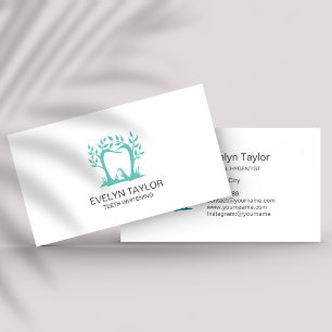 Dentist Dental Clinic teeth Whitening Smile Crown Business Card
