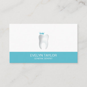 Dentist Dental Clinic teeth Whitening Smile Crown Business Card