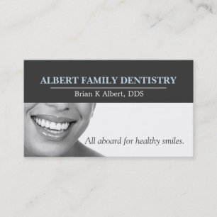 Dentist Dental Dentistry Doctor Smile Business Card